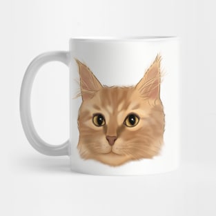 Orange Tabby Cat Portrait Mug